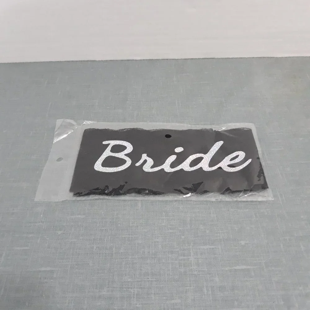 Bride To Be Black Lace Sash